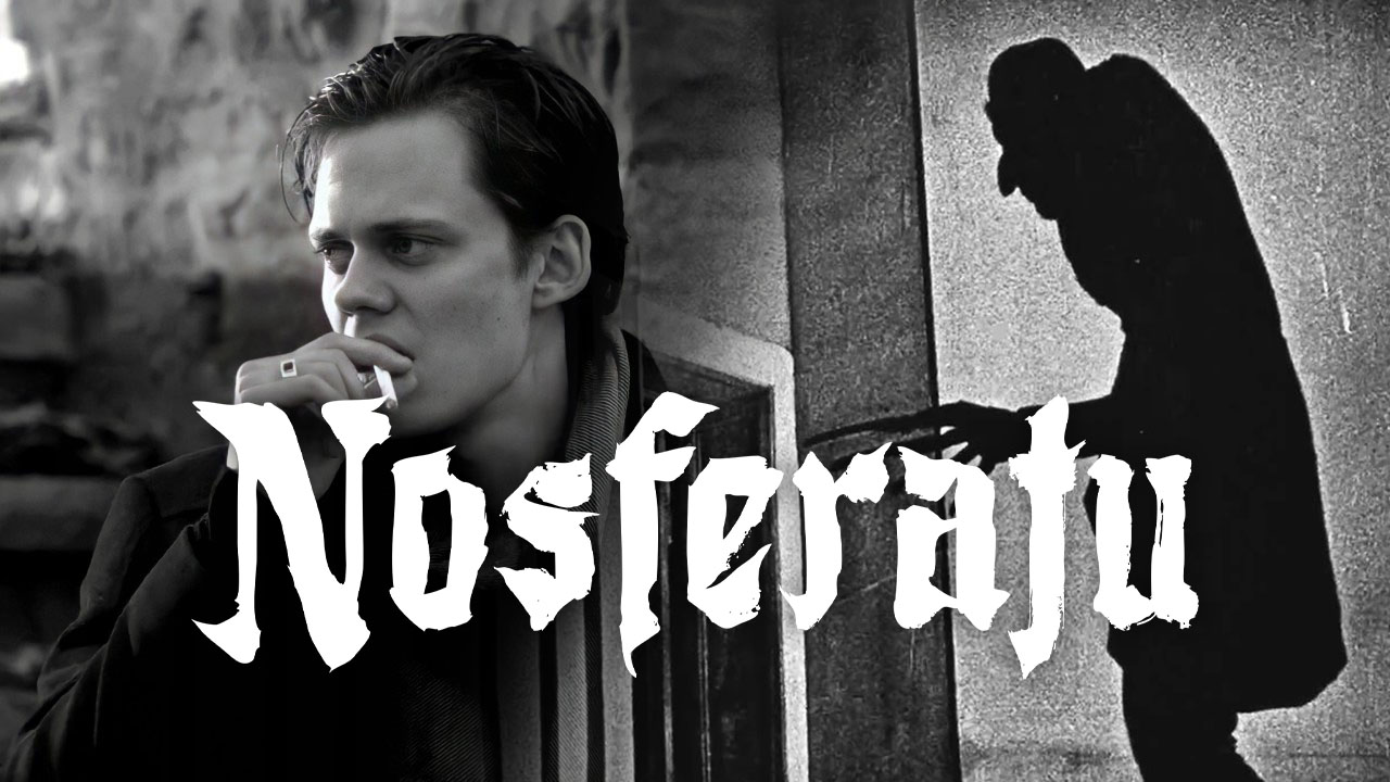 Bill Skarsgard Nosferatu remake banner
