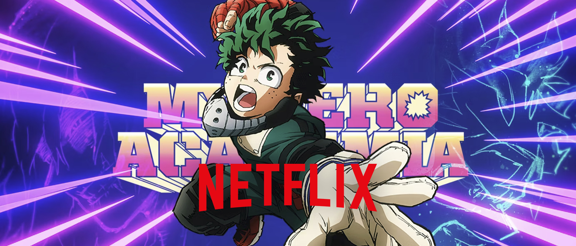 My Hero Academia netflix anime banner