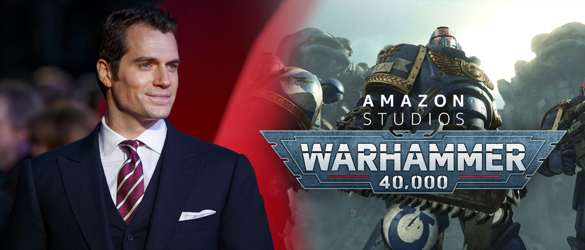 amazon studios henry cavill warhammer 40 banner