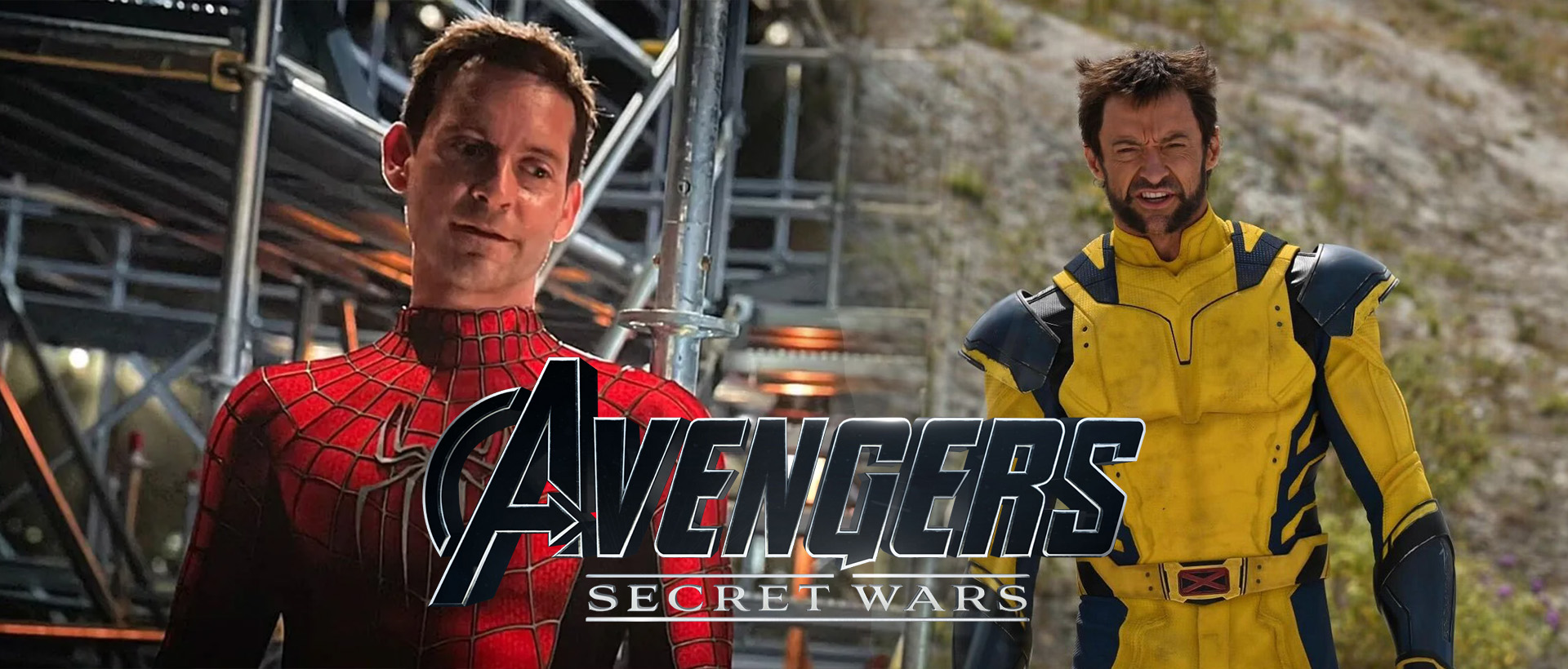 Tobey Maguire's Spider-Man and Hugh Jackman's Wolverine in