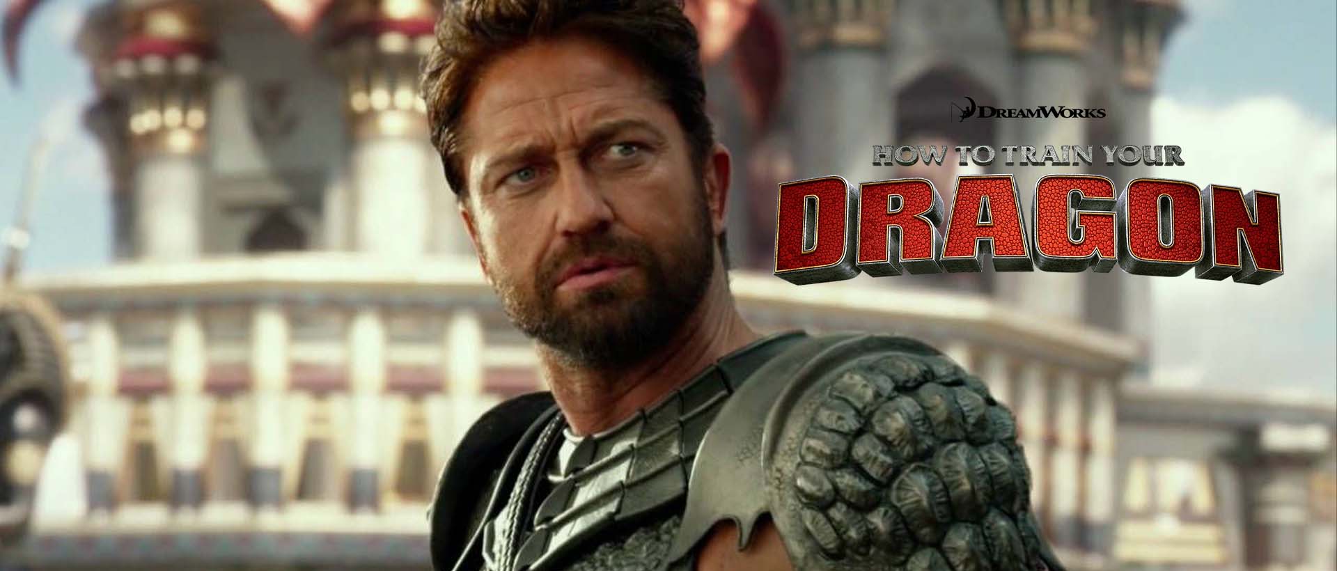 gerard butler how to train your dragon banner