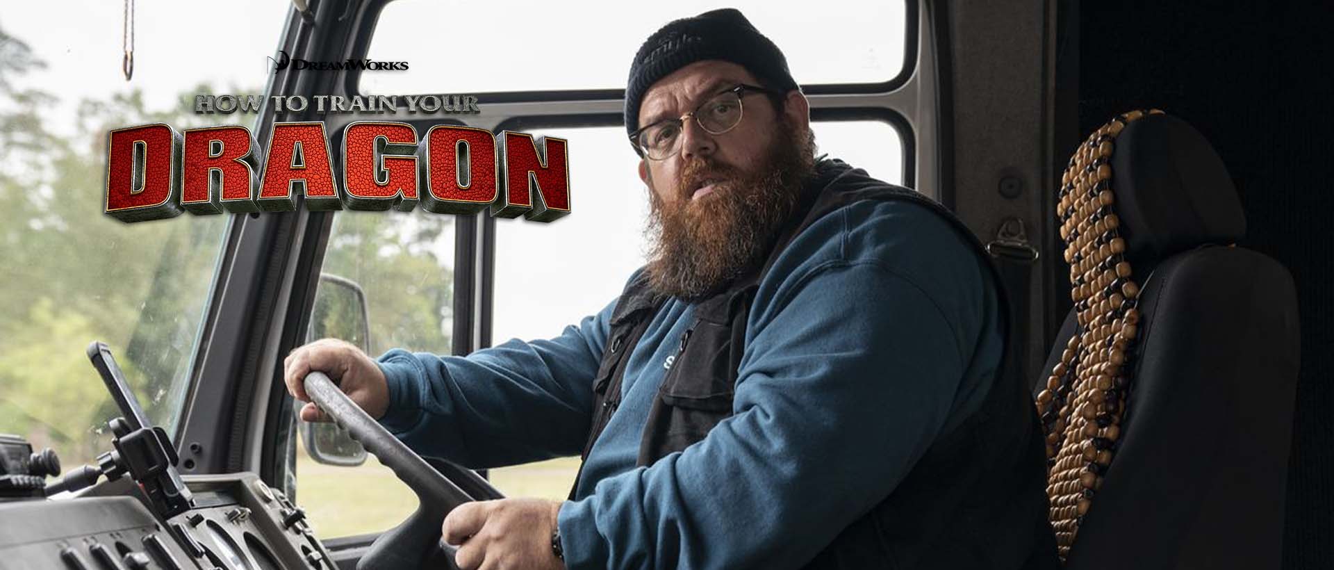 nick frost how to trainpyour dragon banner