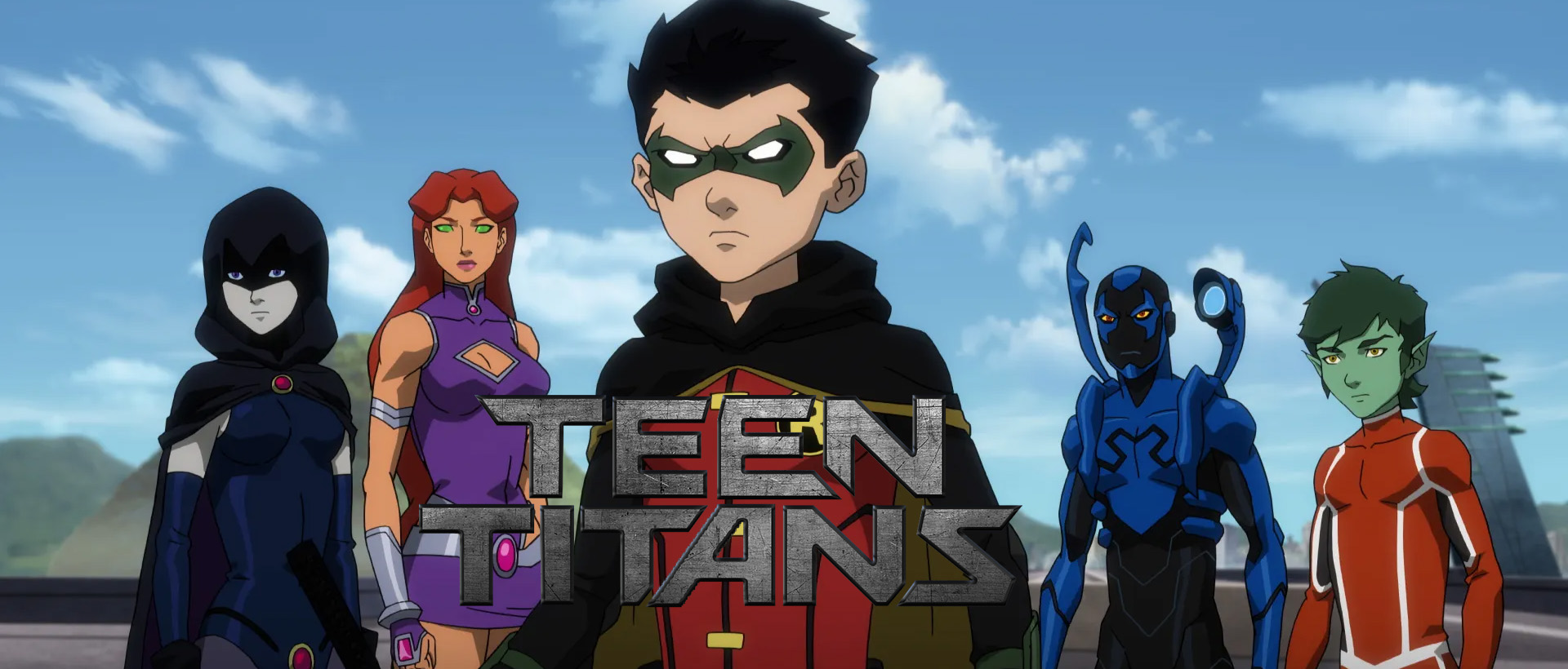 teen titans movie dc studios banner