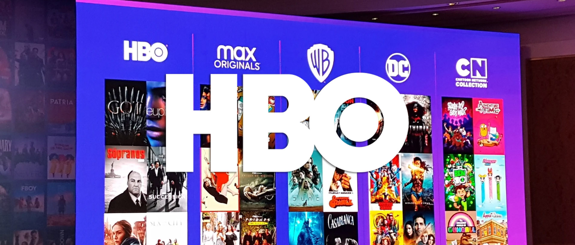 hbo max title card banner