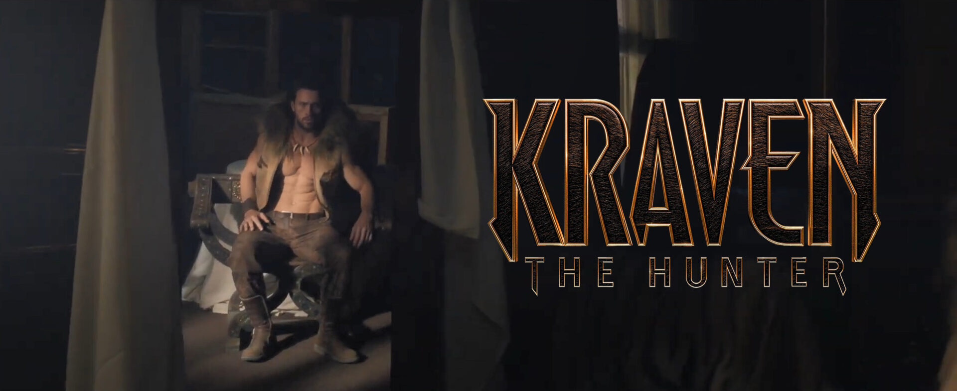 kraven the hunter theatrical trailer2 banner