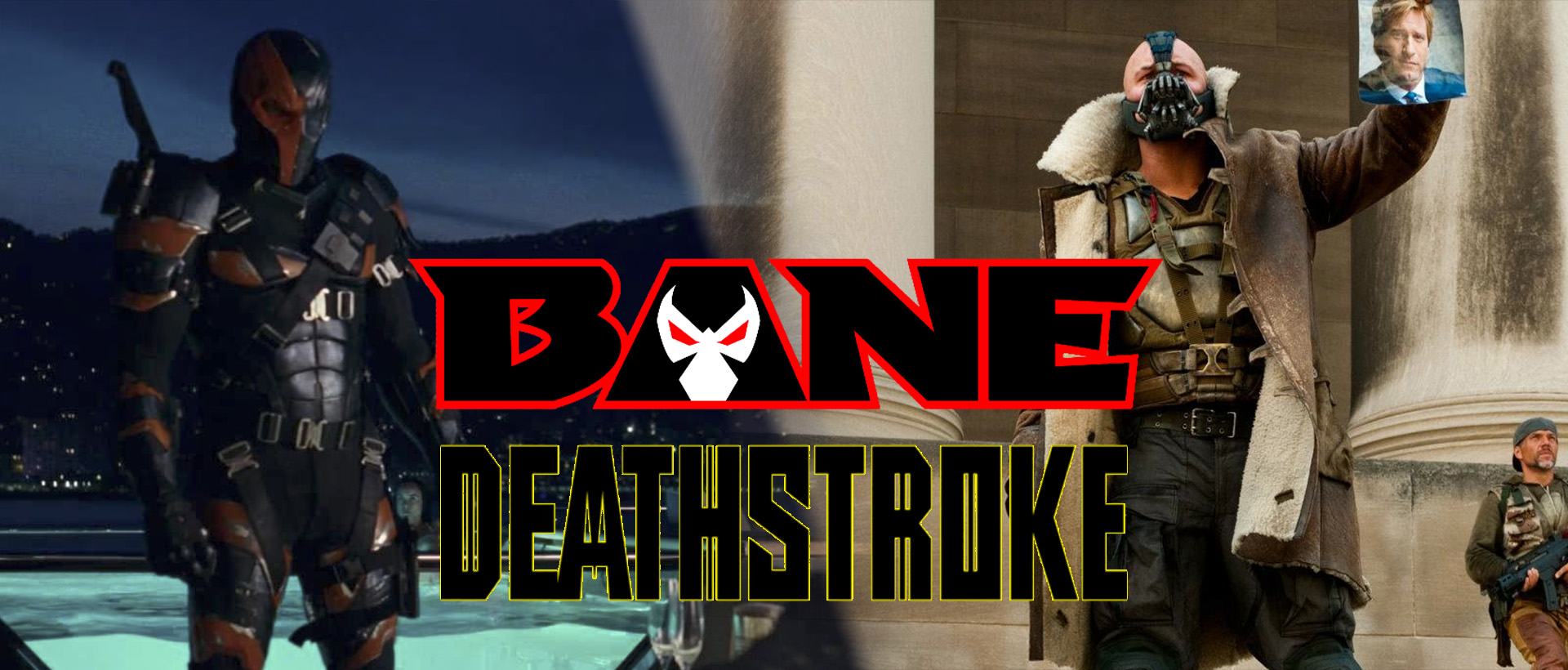 bane deathstroke dc studios banner