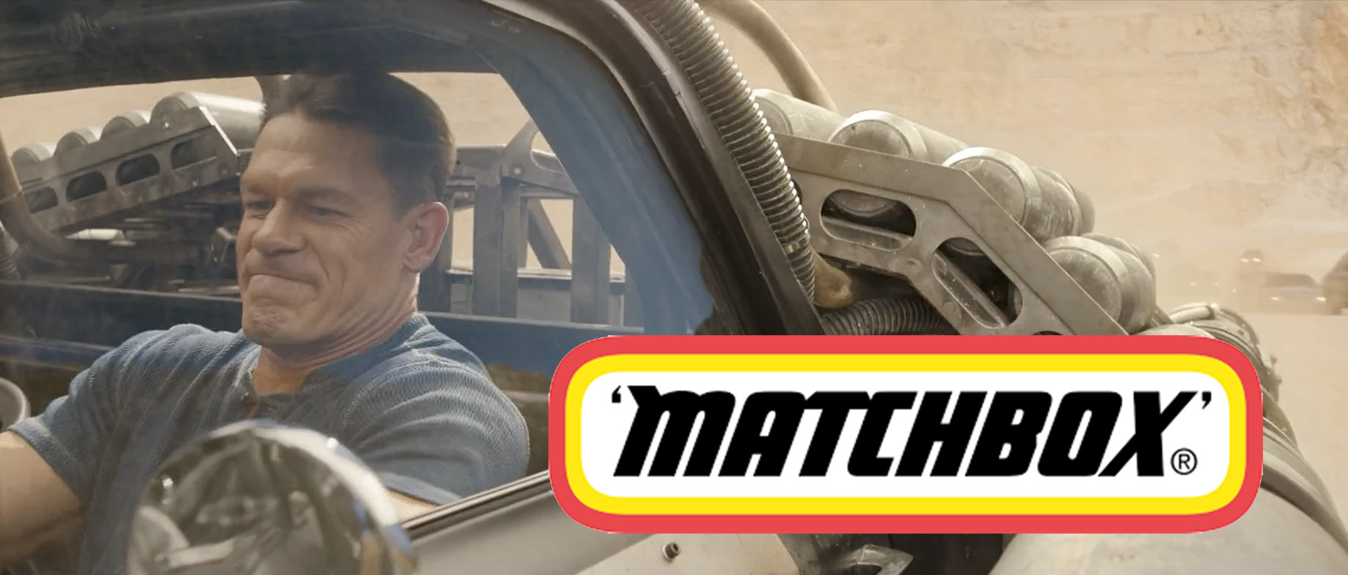 john cena matchbox cars banner