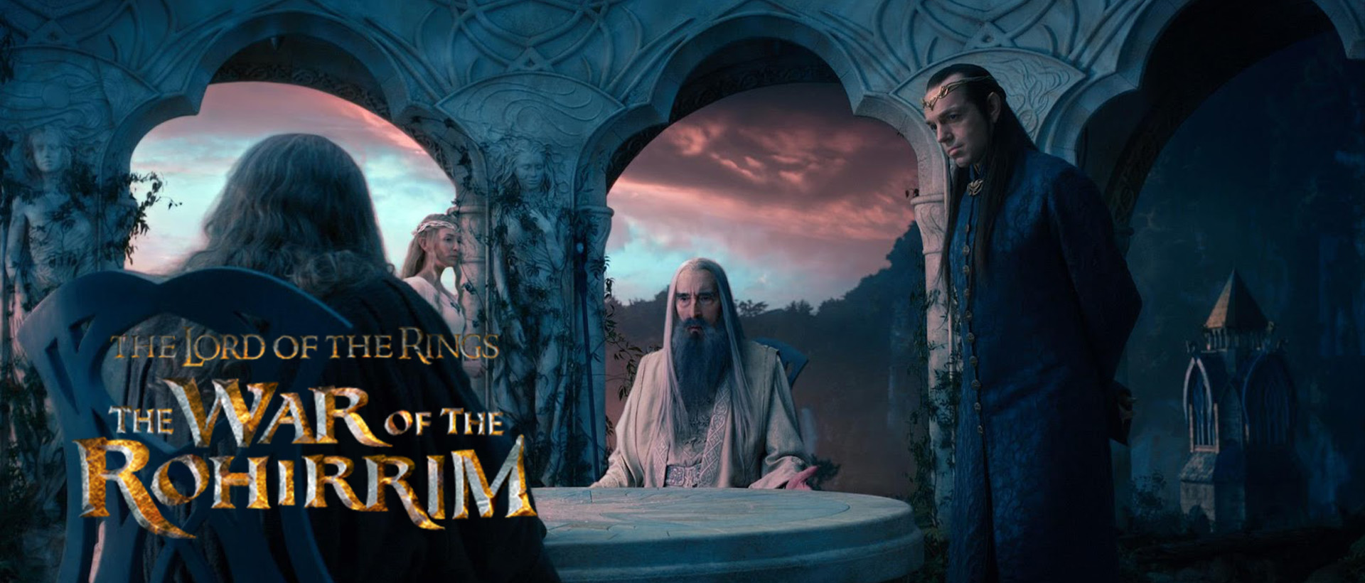 christopher lee lotr war of the rohirrim banner