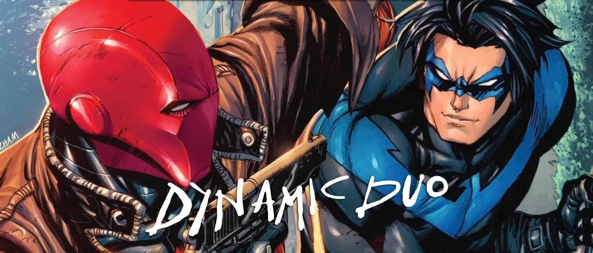 nightwing red hood dynamic duo banner