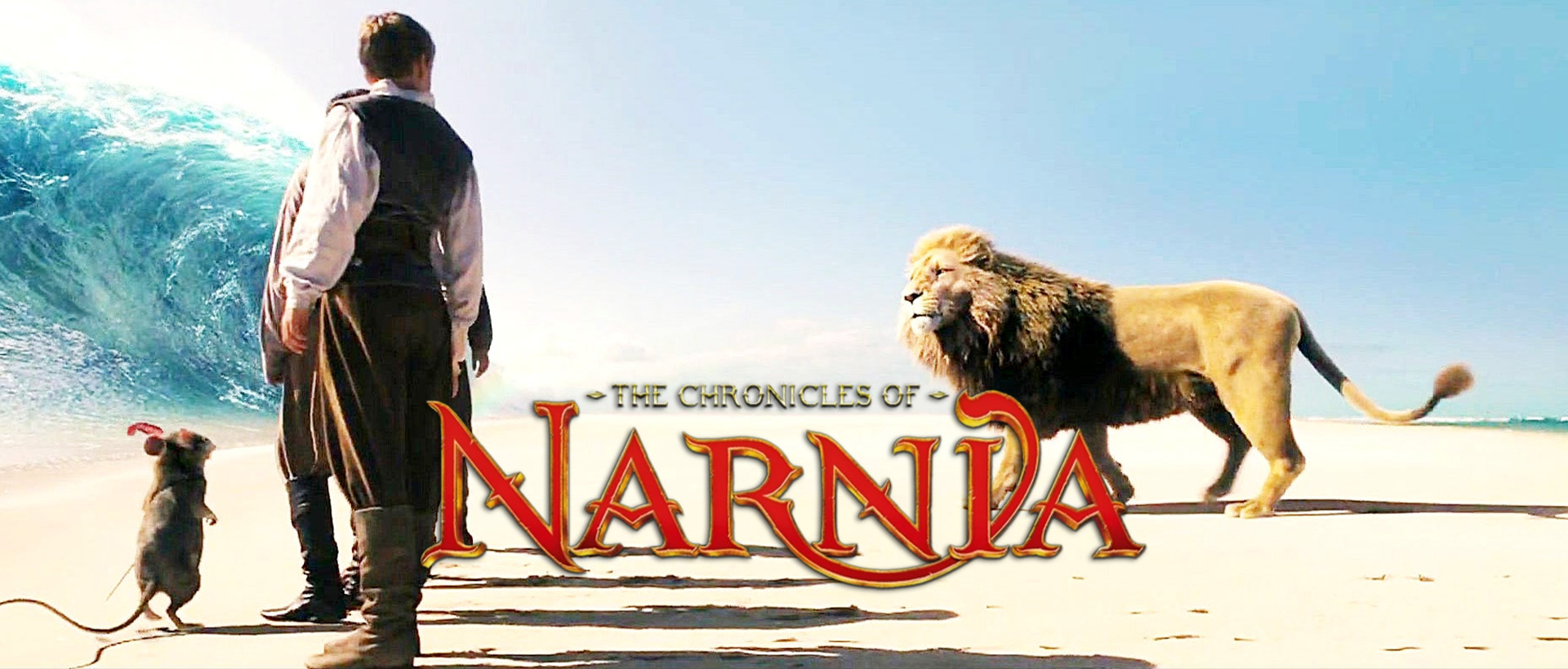 aslan narnia dawn treader 2010 banner