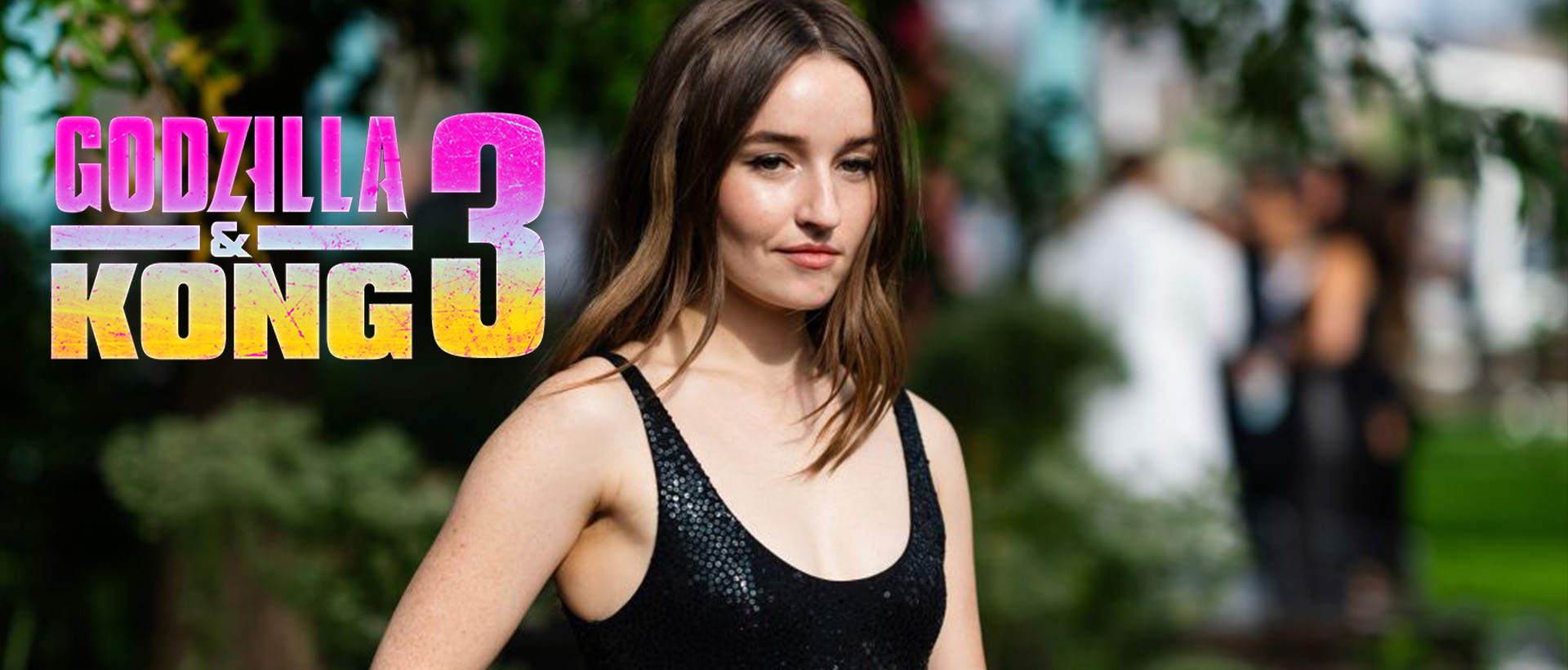 kaitlyn dever godzilla kong 3 banner