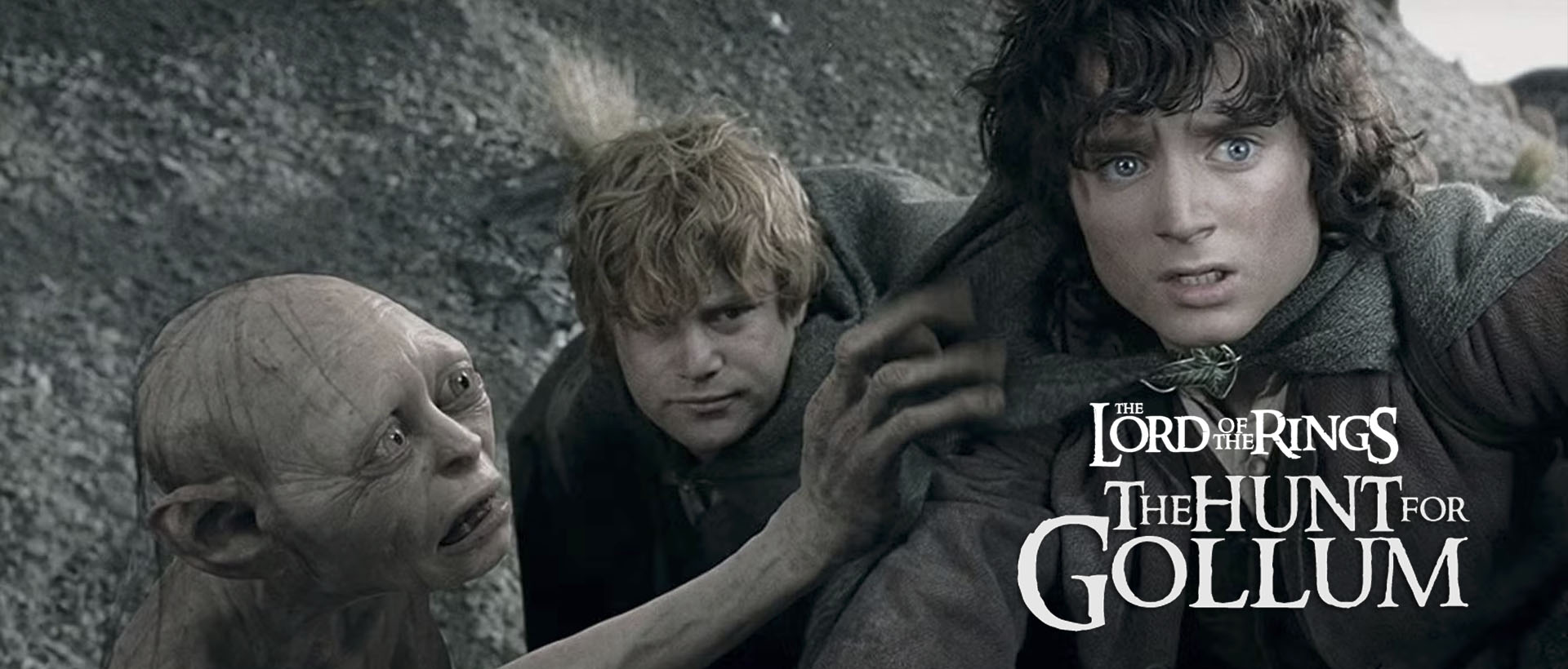 lotr frodo sam two towers hunt for gollum banner