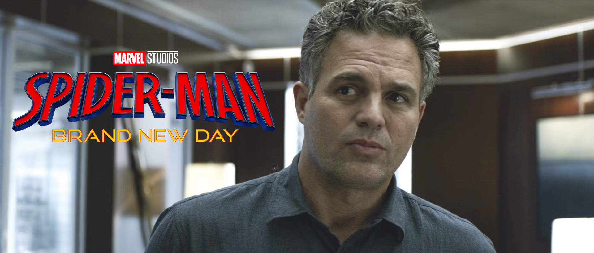 mark ruffalo bruce banner spider man brand new day banner