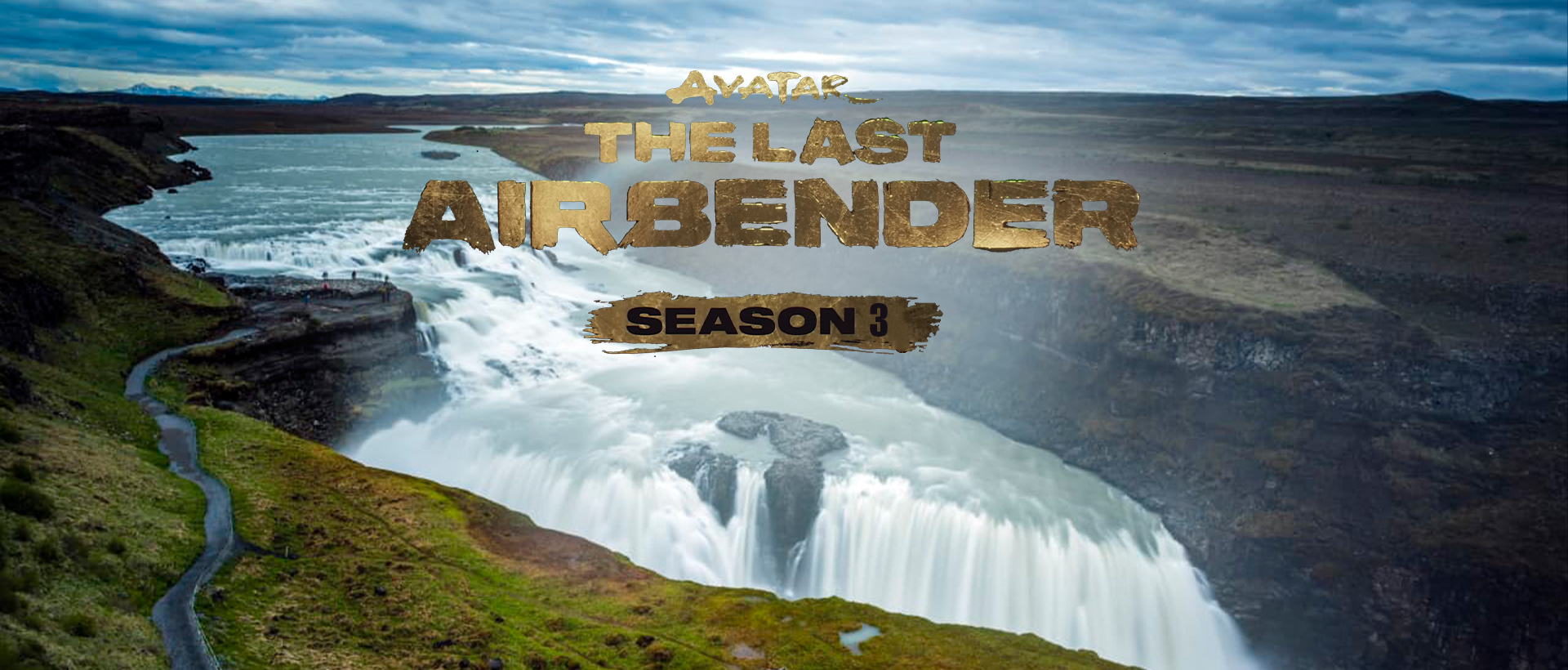 netflix avatar the last airbender iceland waterfall gulfoss banner