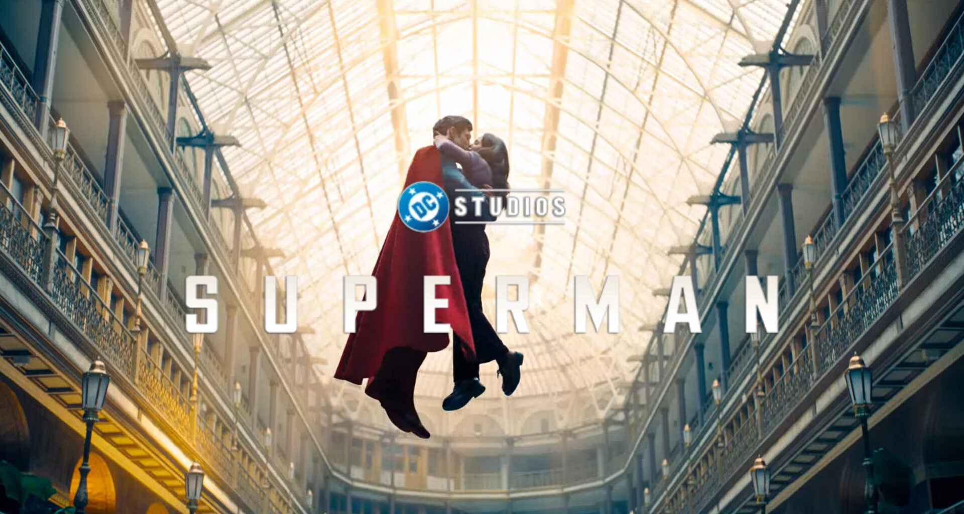 superman 2025 theatrical trailer banner