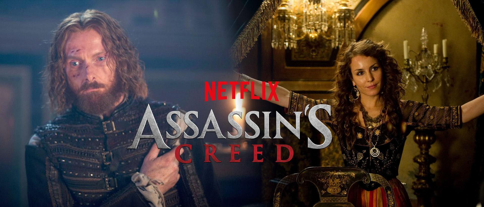 sean harris noomi rapace assassins creed netflix banner
