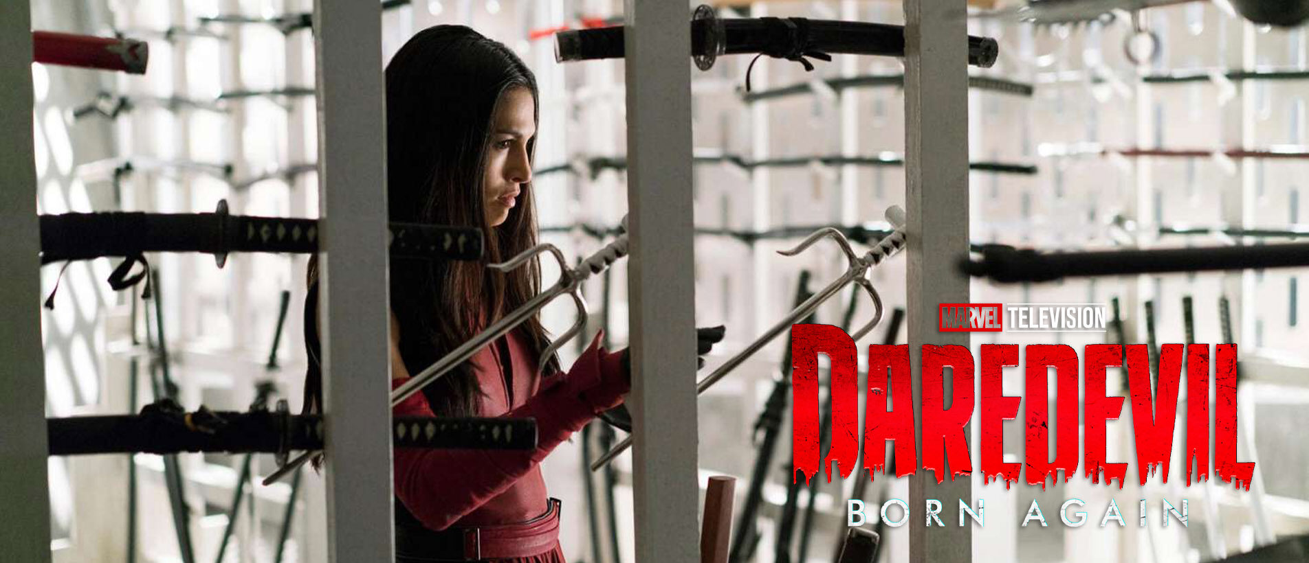 elodie yung elektra daredevil born again season 3 banner