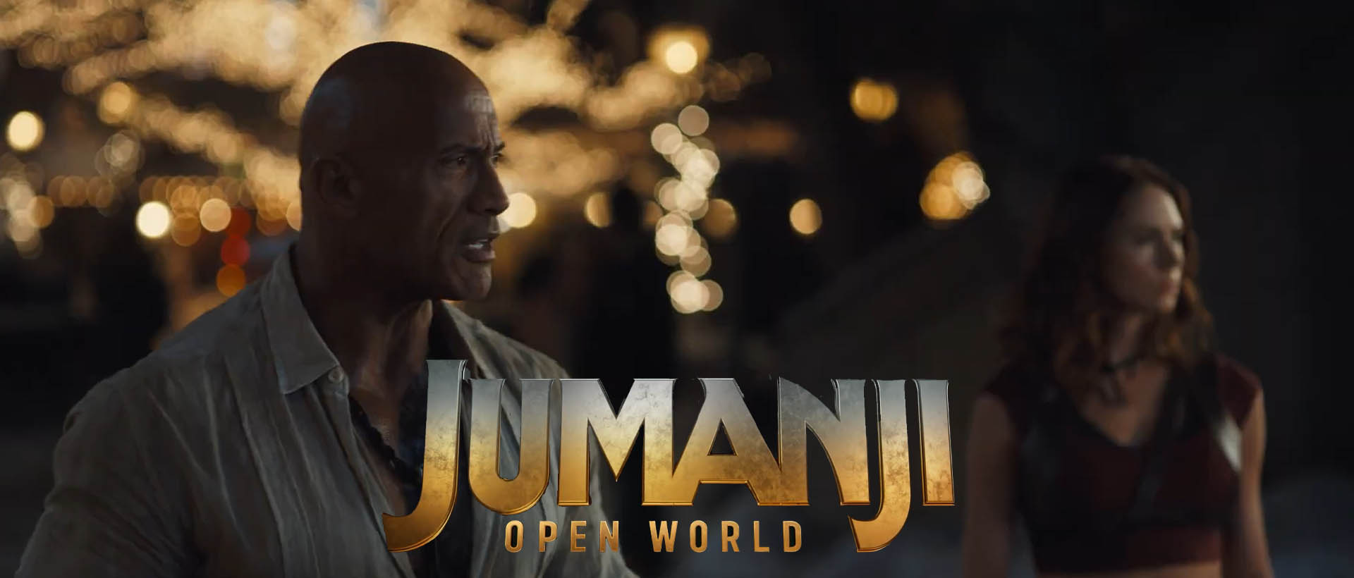 jumanji open world theatrical trailer banner