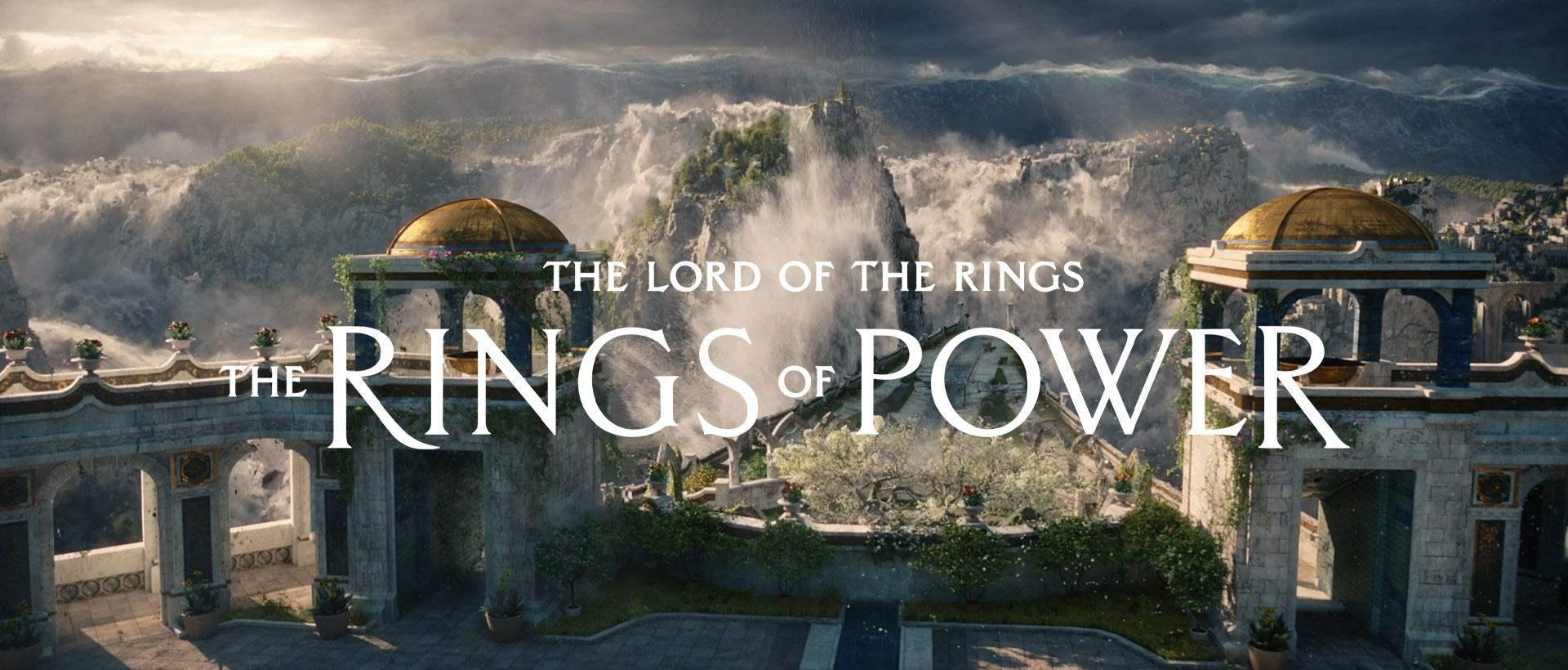 fall of numenor lotr rings of power banner