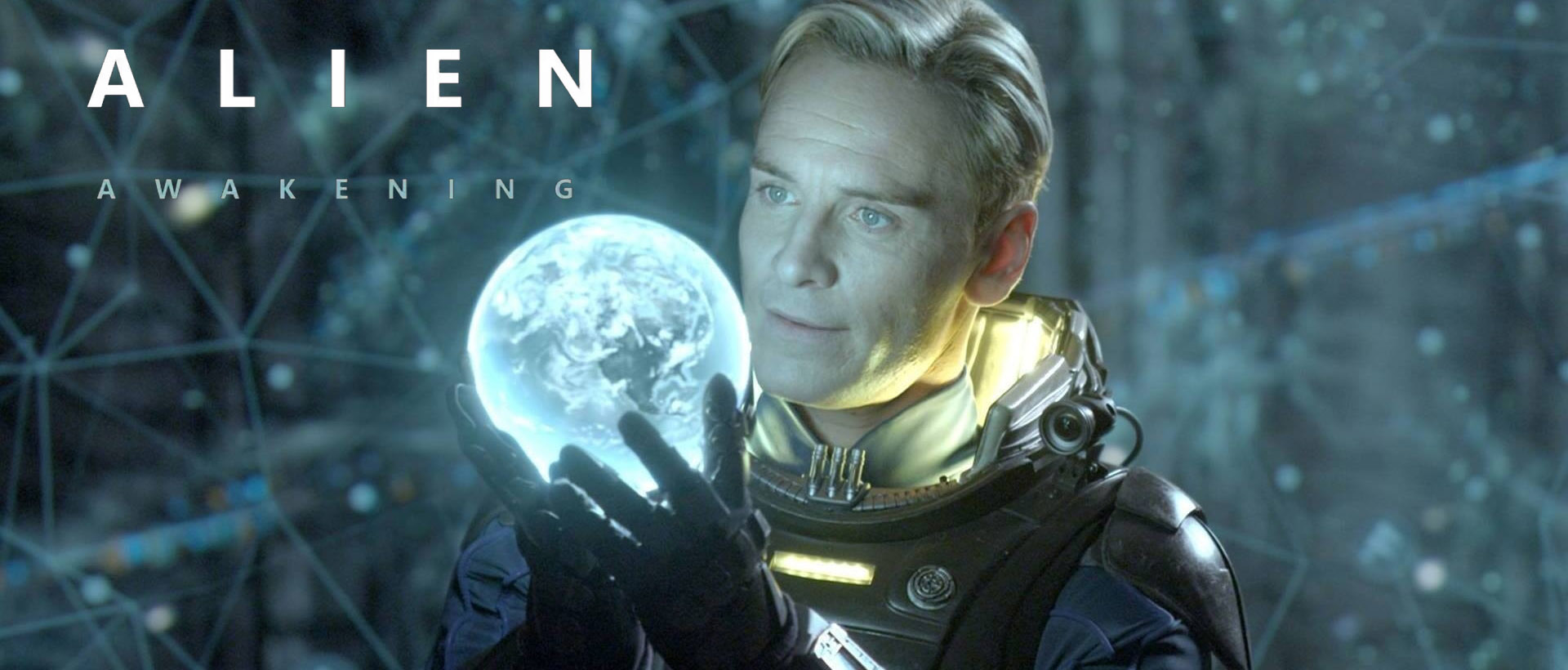 michael fassbender alien awakeing banner