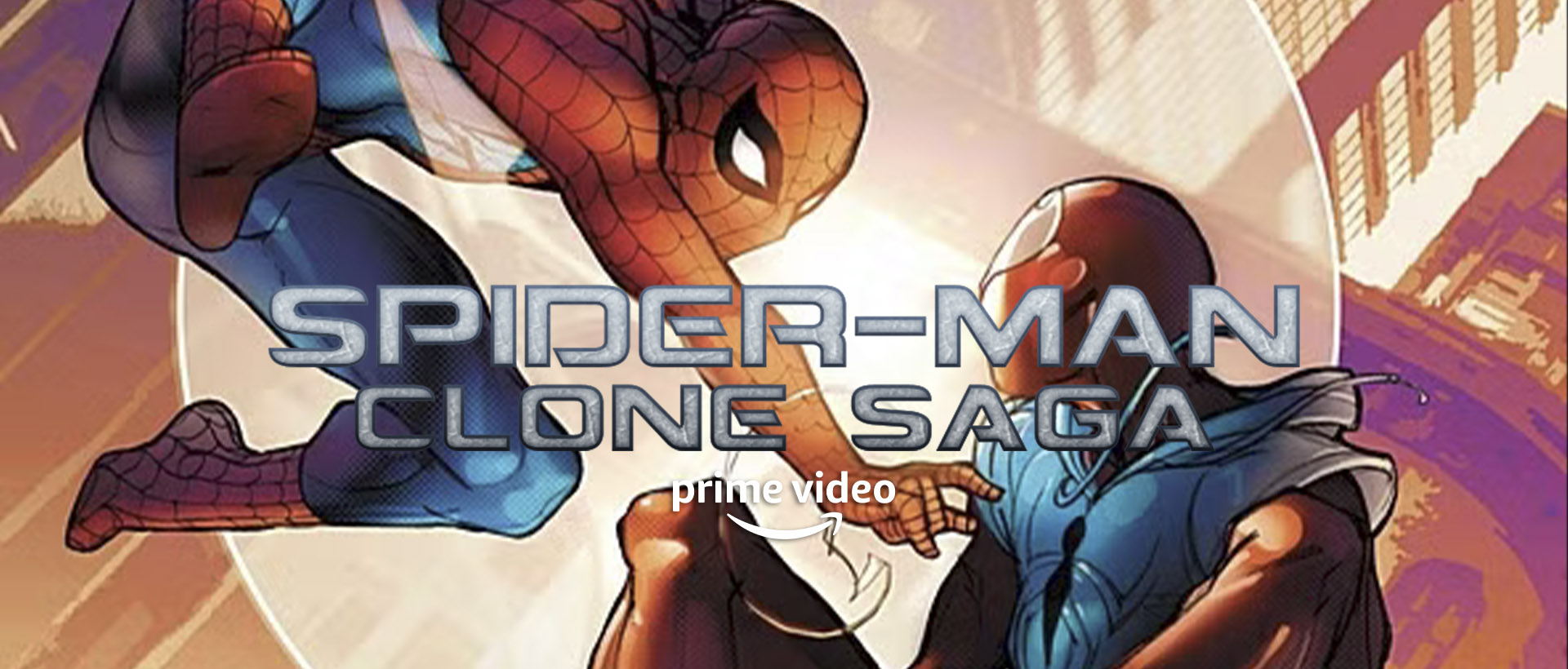prime video spider man clone saga comic banner