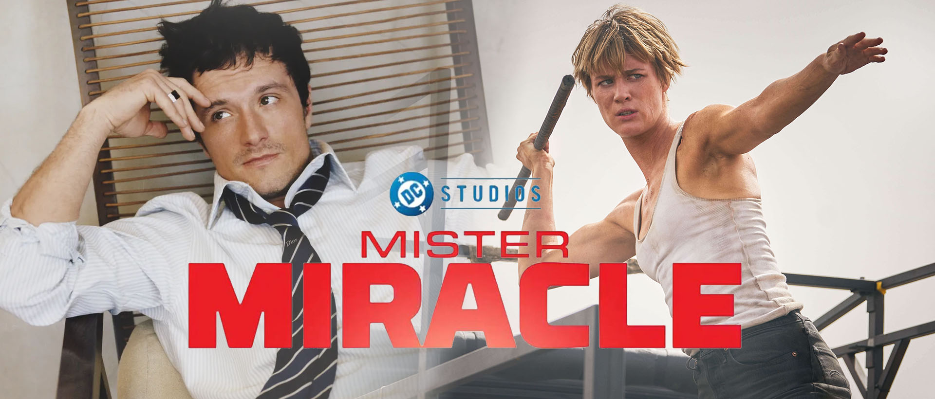 josh hutcherson mackenzie davis mr miracle series banner