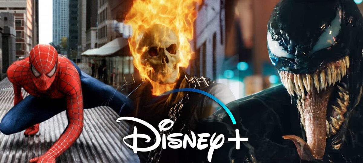 Ghost Rider Venom Spider man Disney Sony Banner